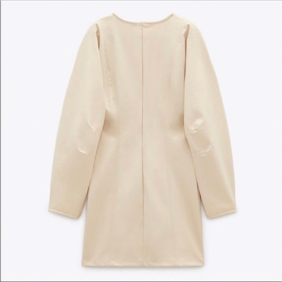 Zara Neoprene Effect Dress - Picture 8 of 11